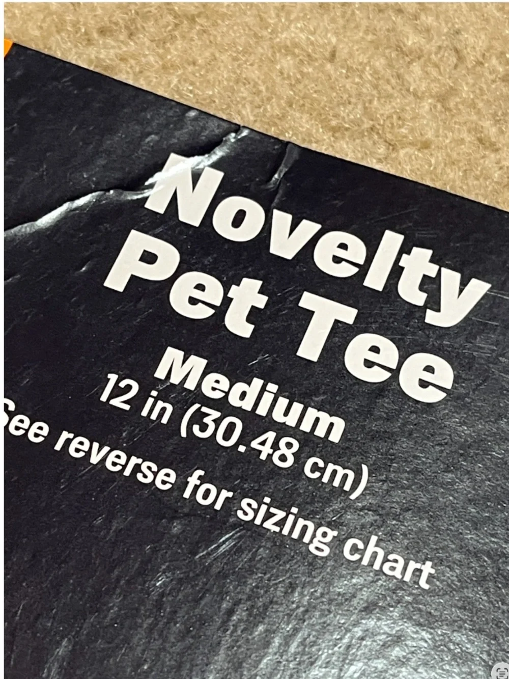 Halloween Novelty Pet Tee 🎃🐾 | “I Bark at BAD Costumes” | Medium | NWT